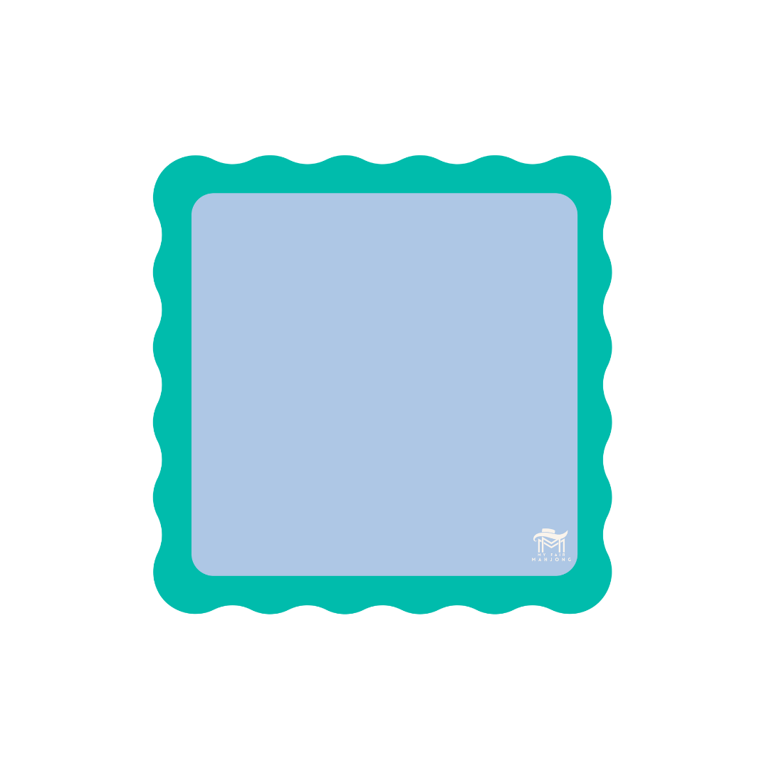 MINI MAHJONG MAT | Color Wave | 21" x 21" — My Fair Mahjong