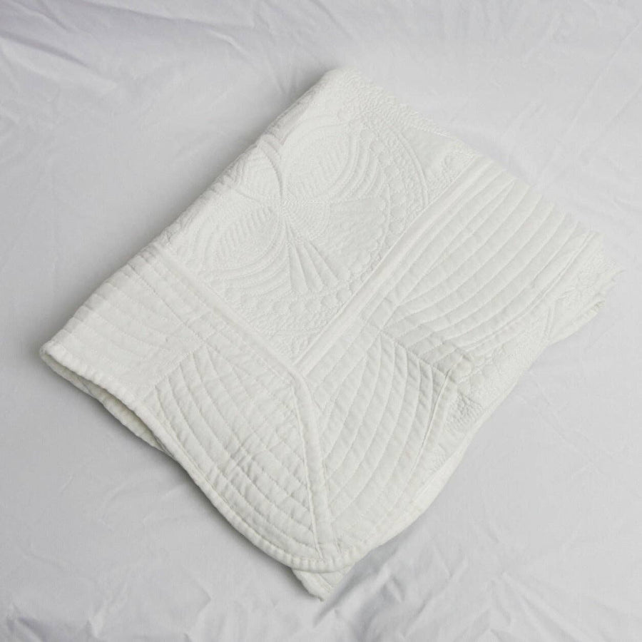 White Quilt - Premium  from Prairie Impressions - Just $45! Shop now at Pat's Monograms