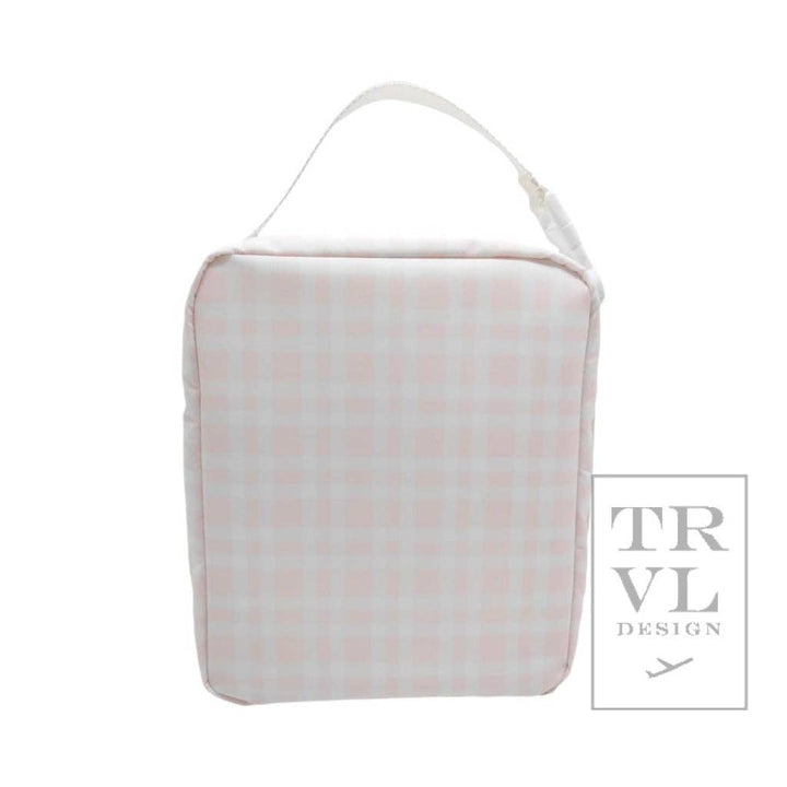 Lunch Box Insulated Lunch Bag - Pimlico Plaid Pink - Premium lunch bag from TRVL Design - Just $40! Shop now at Pat's Monograms