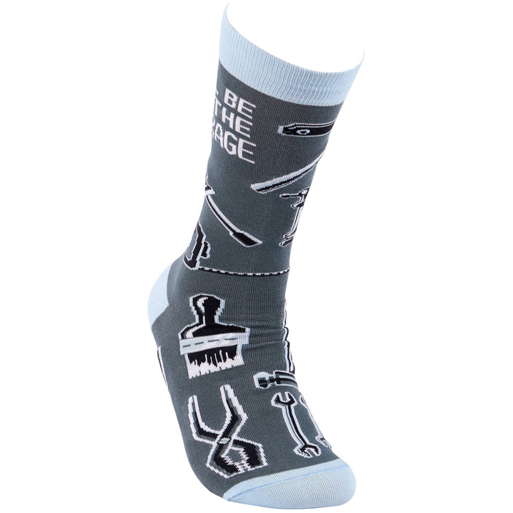 I'll Be In The Garage Socks - Premium socks from Primitives by Kathy - Just $9.95! Shop now at Pat's Monograms