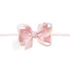 1/4" PANTYHOSE HEADBAND W/SIGNATURE GROSGRAIN BOW — Beyond Creations, LLC Baby Accessories
