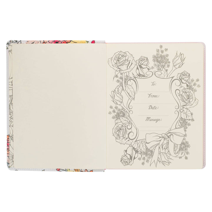 Pearlized White Faux Leather KJV My Creative Bible - Premium Books and Devotionals from Christian Art Gifts - Just $44.99! Shop now at Pat's Monograms