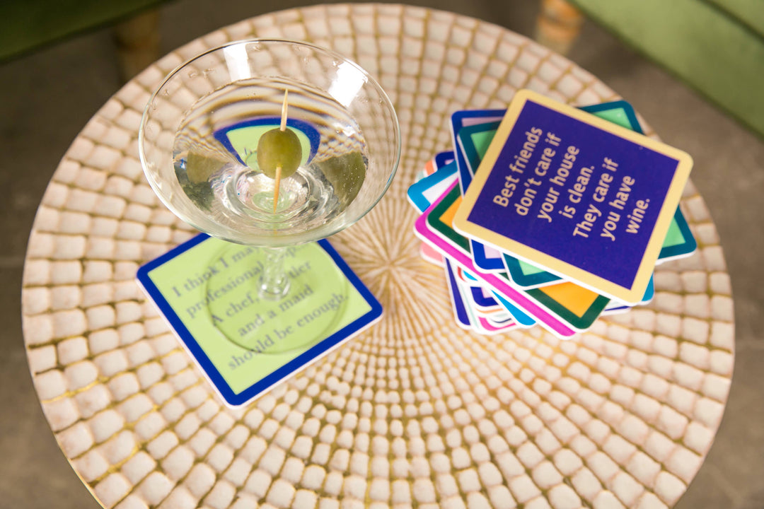 Nervous | Funny Party Gift | Home Bar Decor - Premium coaster from Drinks on Me - Just $5.50! Shop now at Pat's Monograms