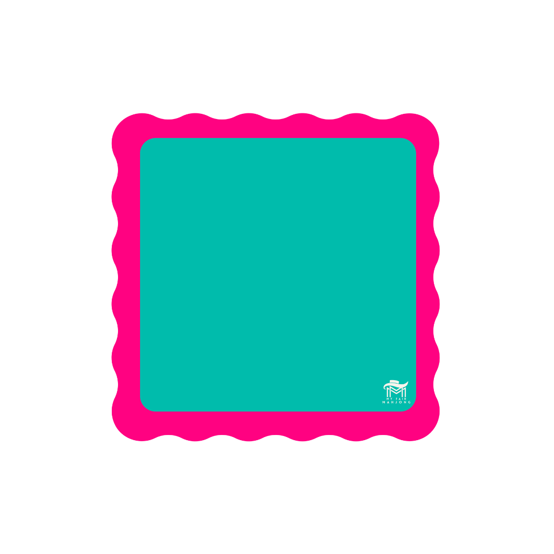 MINI MAHJONG MAT | Color Wave | 21" x 21" — My Fair Mahjong