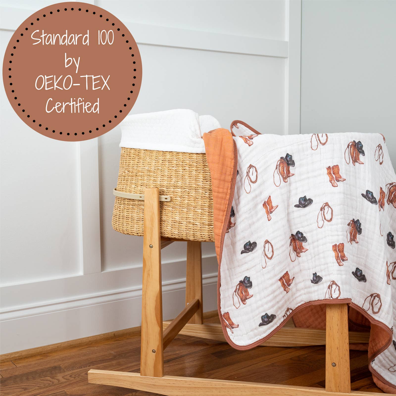 Muslin Quilt Baby & Kids Blanket Better in Boots - Premium Baby Blanket from LollyBanks - Just $29.95! Shop now at Pat's Monograms