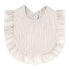 Muslin Ruffle Bib - Premium Baby Accessories from Zsa Zsa & LoLLi - Just $8.95! Shop now at Pat's Monograms