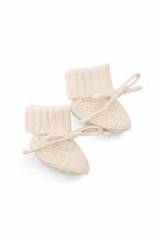 Knit Baby Booties | Ash