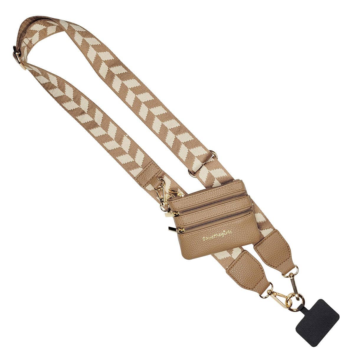 Clip & Go Strap w/Zippered Pouch - Premium Accessories from Save The Girls - Just $29.95! Shop now at Pat's Monograms