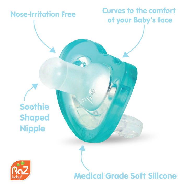 RaZbuddy Bobby Bear Paci/Teether Holder - Premium Baby Accessories from RaZbaby - Just $13.99! Shop now at Pat's Monograms