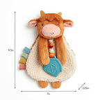 Highland Cow Itzy Friends Lovey™ Plush — Itzy Ritzy Baby Soothers