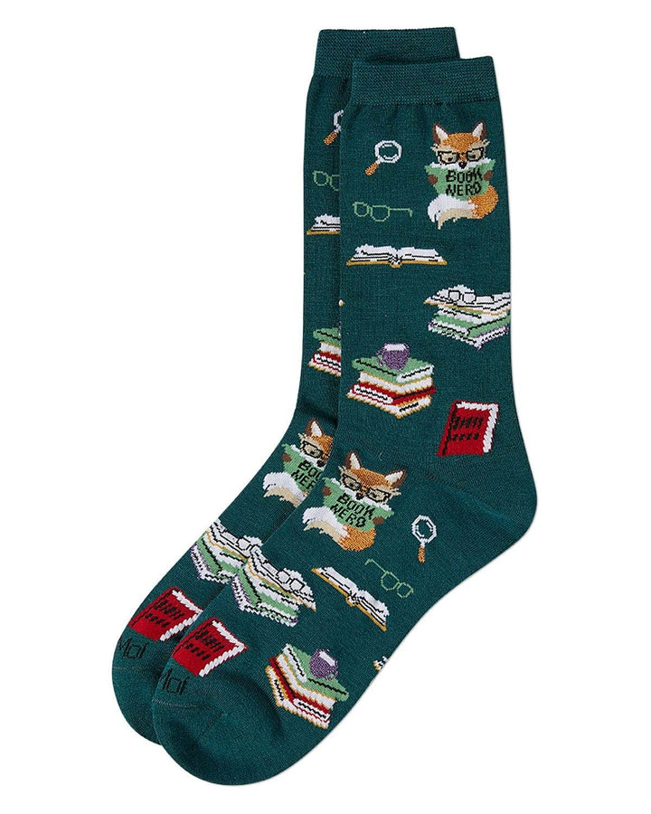Book Nerd Bamboo Crew - Premium Socks from Infinity Classics International Inc. - Just $9.95! Shop now at Pat's Monograms