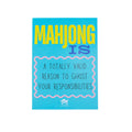 MAHJONG SHUFFLE CARD  |  Mahjong Is Series  |  Sized to Store with League Cards