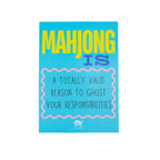 MAHJONG SHUFFLE CARD  |  Mahjong Is Series  |  Sized to Store with League Cards