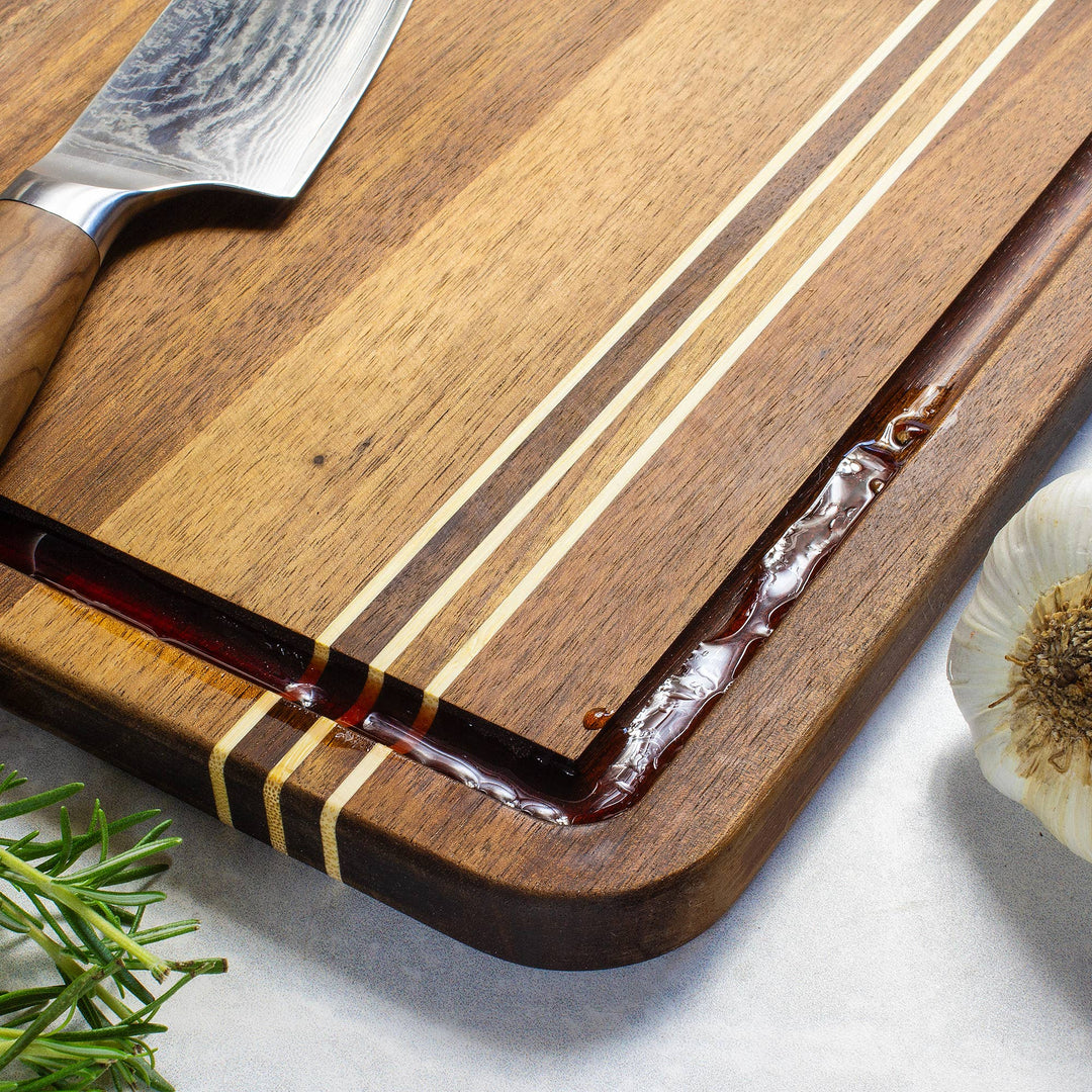 Rock & Branch® Acacia Wood Cutting Board with Juice Groove - Premium Cutting Board from Totally Bamboo - Just $46.95! Shop now at Pat's Monograms