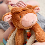 Highland Cow Itzy Friends Lovey™ Plush — Itzy Ritzy Baby Soothers