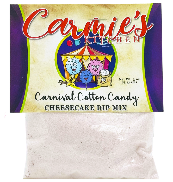 Carnival Cotton Candy Cheesecake Mix - Premium Gourmet Foods from Carmie's Kitchen - Just $5! Shop now at Pat's Monograms