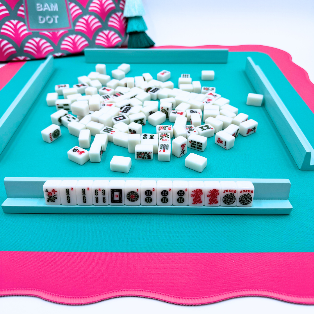 MINI MAHJONG MAT | Color Wave | 21" x 21" — My Fair Mahjong