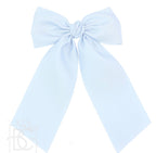 Matte Satin Longtail Hair Bow with Euro Knot — Beyond Creations, LLC Hairbows