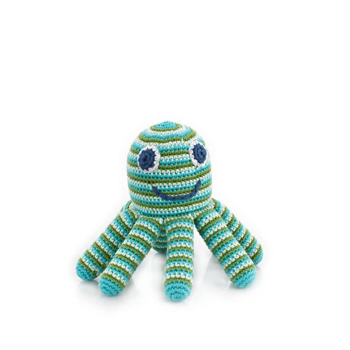Plush Ocean Toy - Green Octopus Rattle - Premium Baby Toys & Activity Equipment from Pebble - Just $18.95! Shop now at Pat's Monograms
