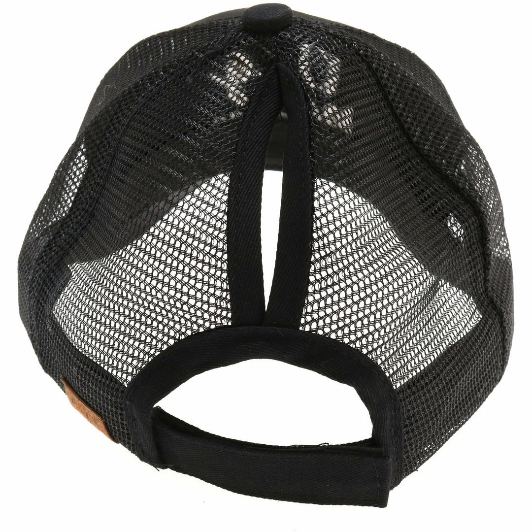 Dog Mom Embroidered Mesh Back High Ponytail CC Ball Cap - Premium Caps from C.C Beanie - Just $22.95! Shop now at Pat's Monograms