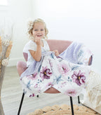 Baby & Toddler Minky Blanket - Vintage Floral — Honey Lemonade Baby Accessories
