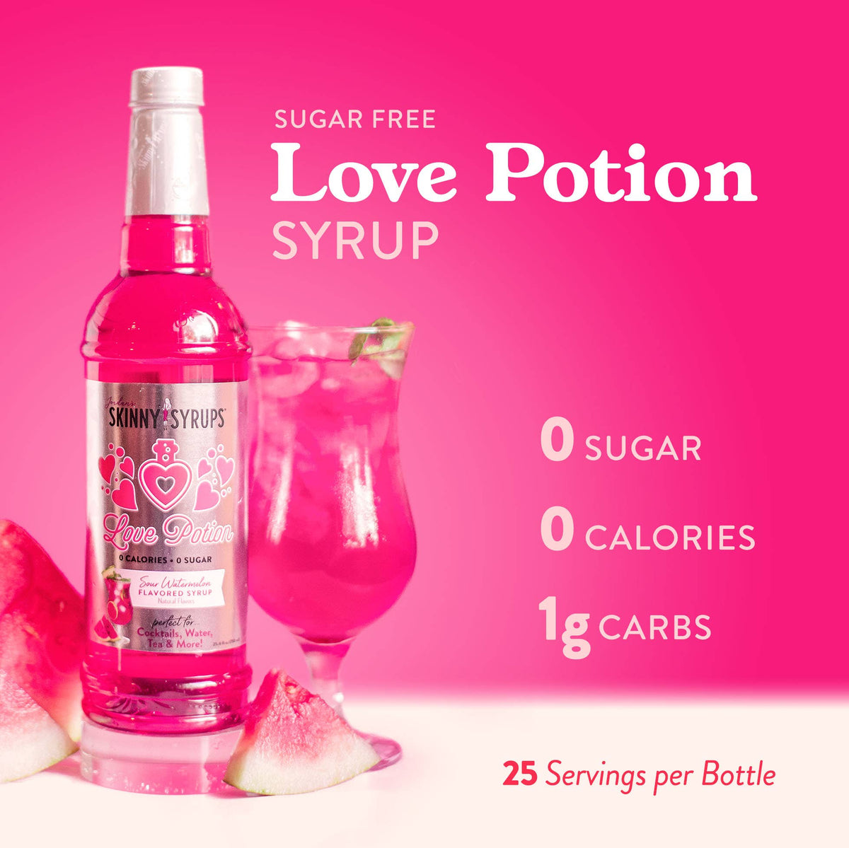 Sugar Free Sour Love Potion™ Syrup — Jordan's Skinny Mixes drink mix