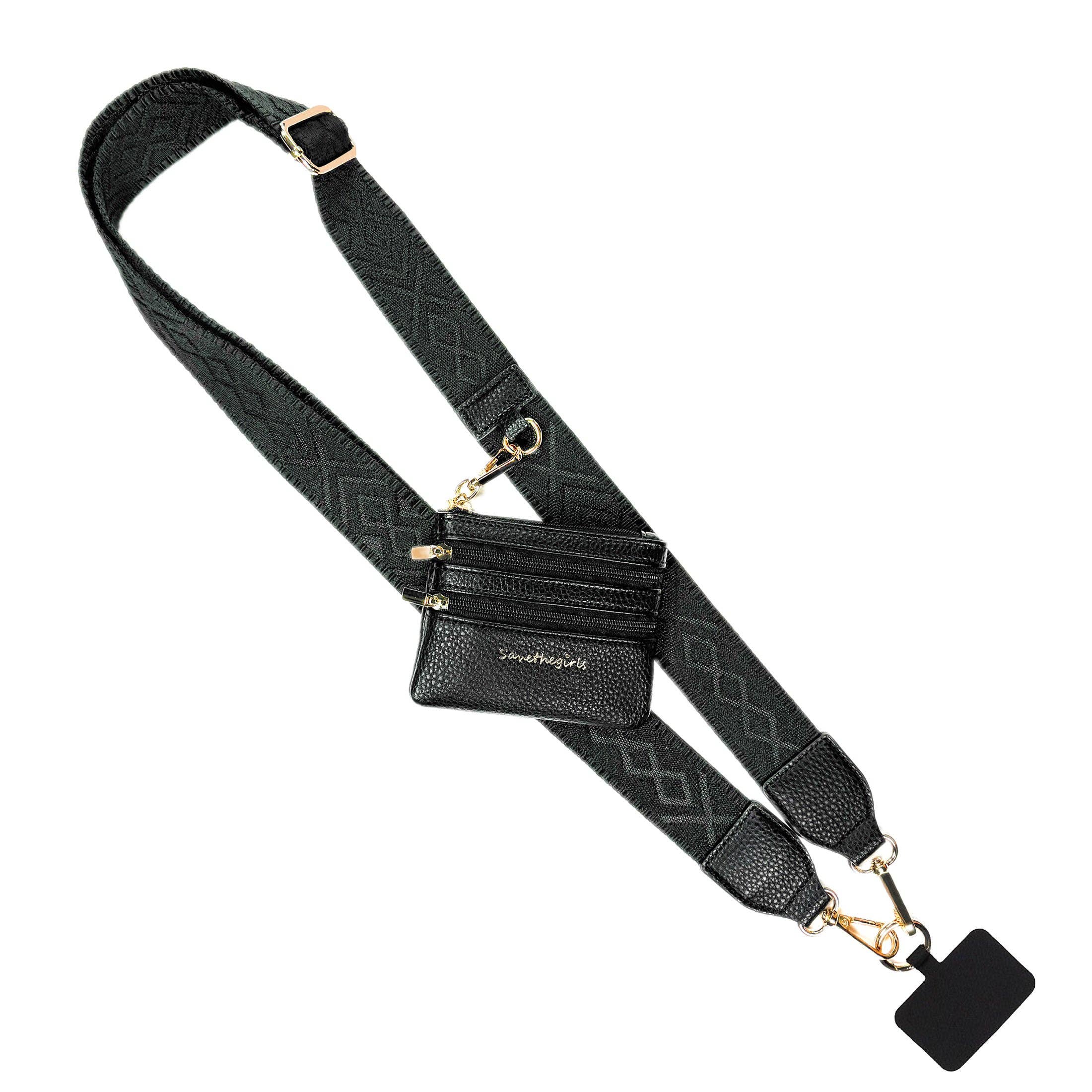 Clip & Go Strap w/Zippered Pouch Classic - Premium Accessories from Save The Girls - Just $29.95! Shop now at Pat's Monograms