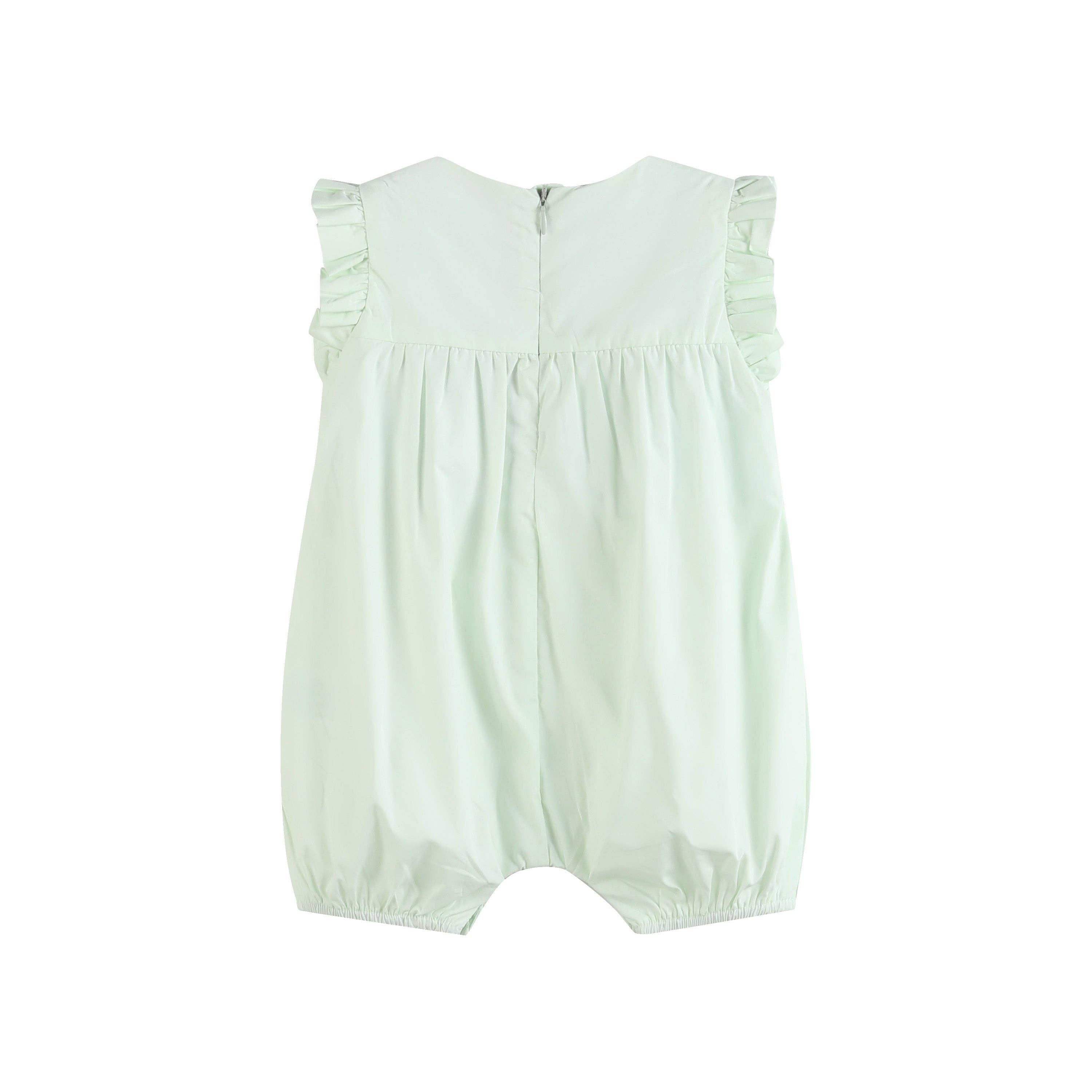 Mint Green Ruffle Jumper Romper - Premium Baby & Toddler Outfits from Lil Cactus - Just $38.95! Shop now at Pat's Monograms