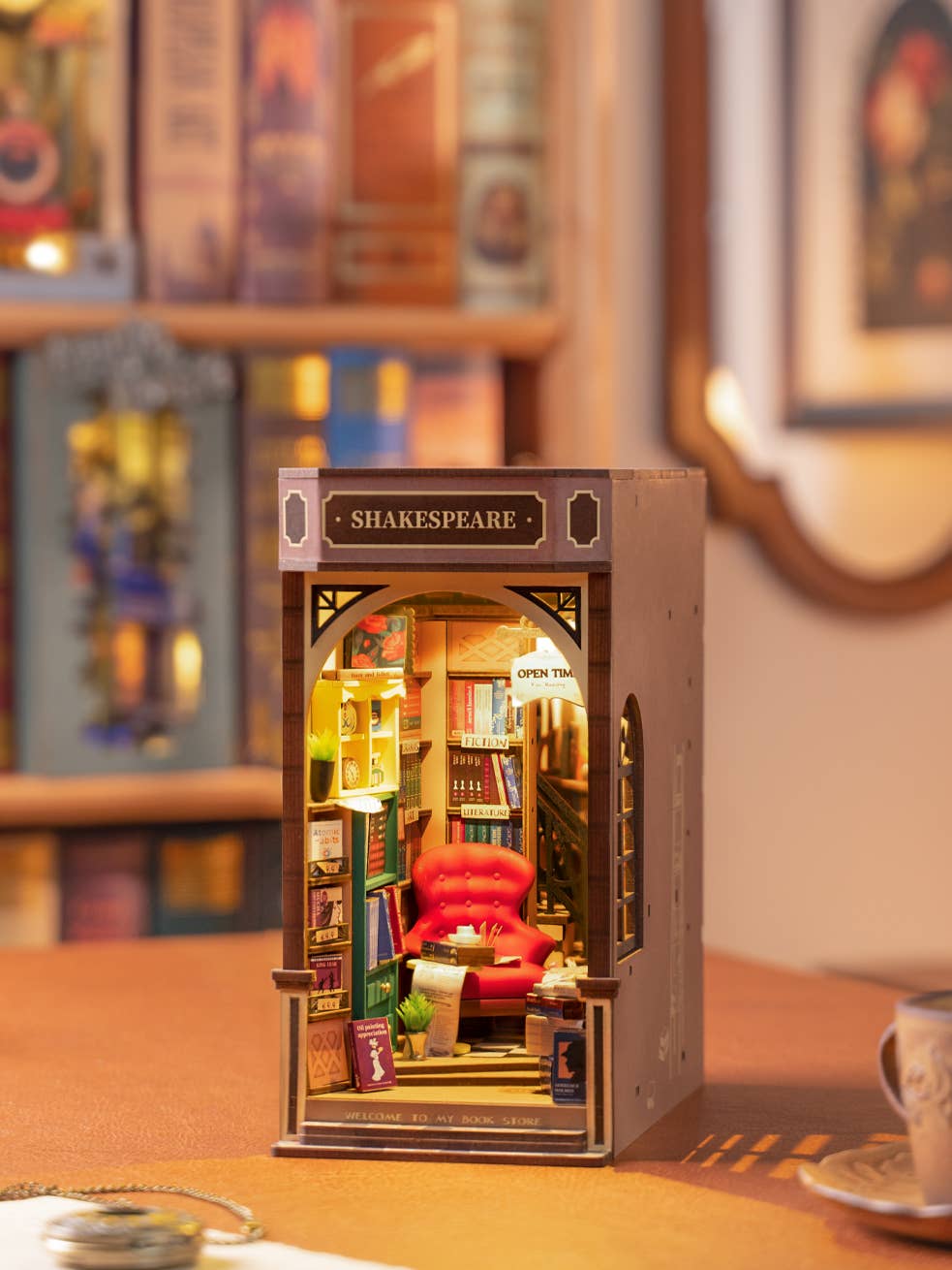 Rolife Bookstore DIY Book Nook Kit - Premium gift item from Magnote - Just $42.95! Shop now at Pat's Monograms