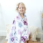 Baby & Toddler Minky Blanket - Vintage Floral — Honey Lemonade Baby Accessories