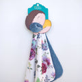 Mini Minky - Blue Floral — Honey Lemonade Baby Soothers