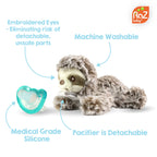 RaZbuddy Bobby Bear Paci/Teether Holder — RaZbaby Baby Accessories
