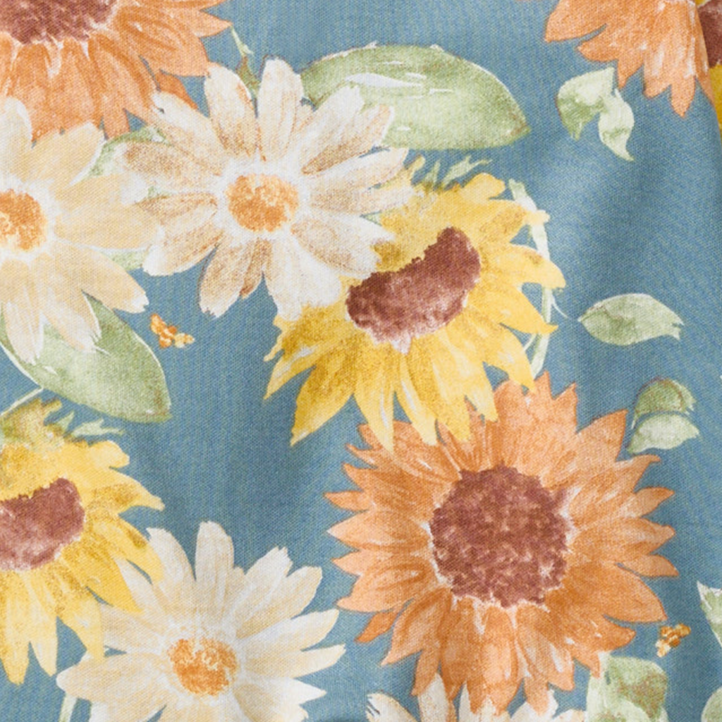 Sunflowers Sleep & Play - Premium Baby & Toddler Outfits from Burt's Bees Baby - Just $16.95! Shop now at Pat's Monograms