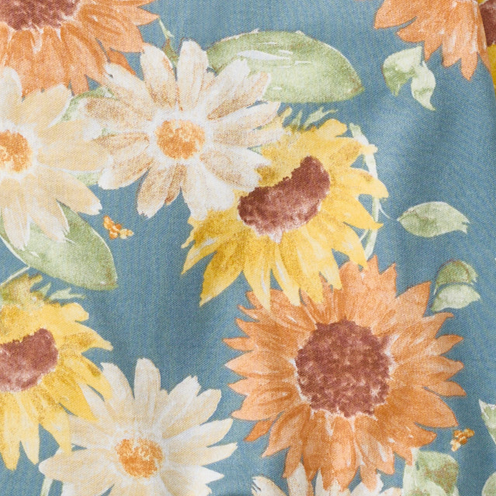 Sunflowers Sleep & Play - Premium Baby & Toddler Outfits from Burt's Bees Baby - Just $16.95! Shop now at Pat's Monograms