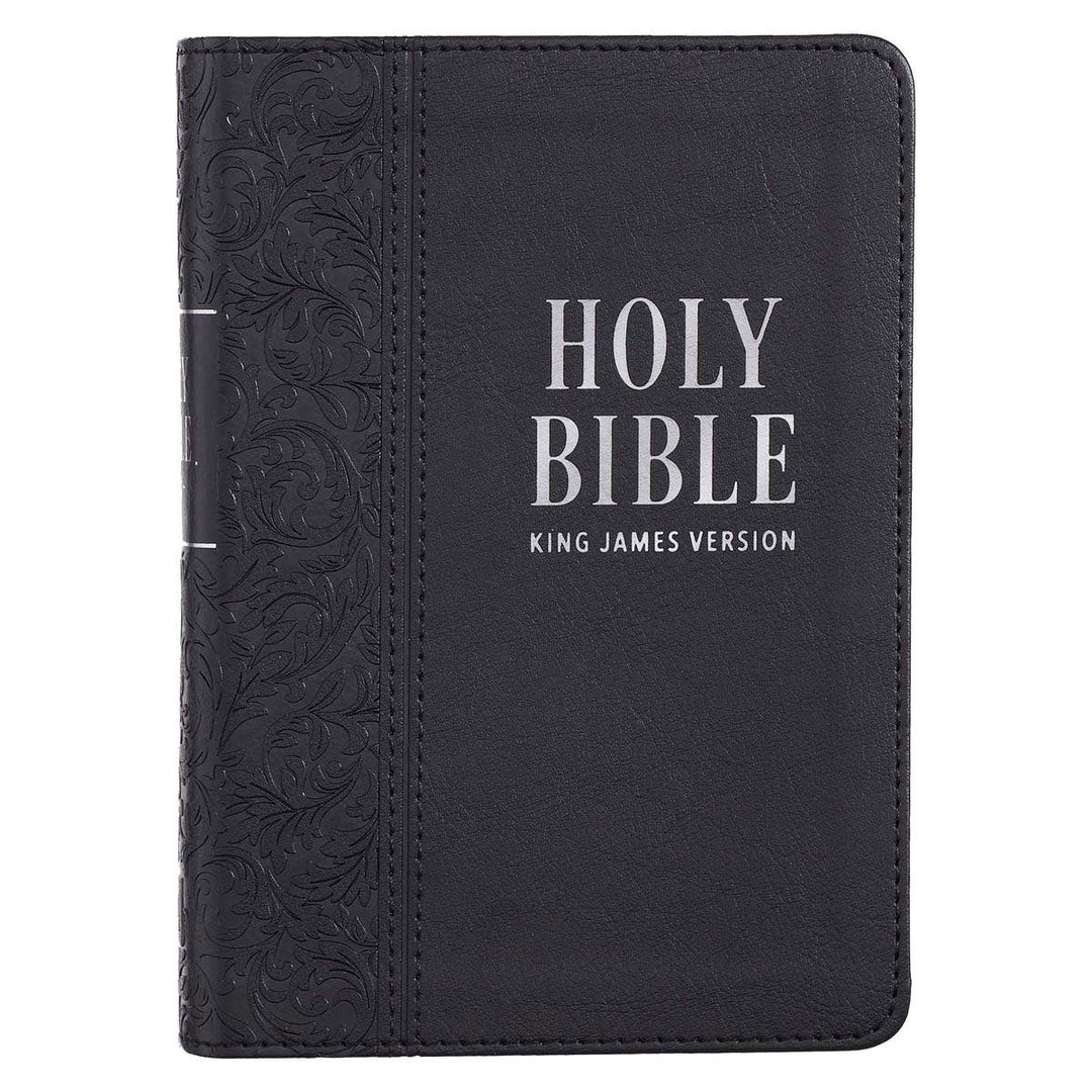 KJV Bible Compact LP Faux Leather, Black - Premium Bible from Christian Art Gifts - Just $24.99! Shop now at Pat's Monograms
