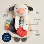 Cow Itzy Friends Lovey™ Plush — Itzy Ritzy Baby Soothers