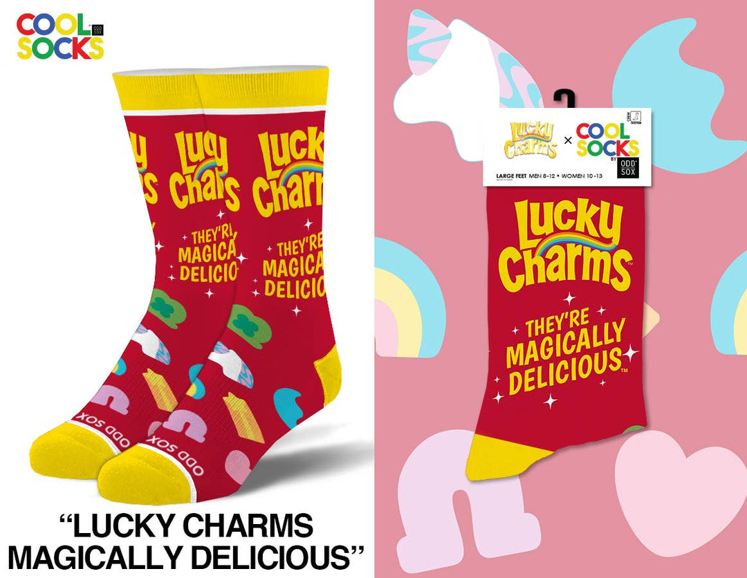 Luck Charms - Magically Delicious Socks - Premium Socks from Cool Socks - Just $13.95! Shop now at Pat's Monograms