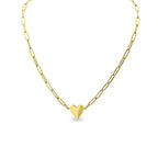 Paperclip Heart Necklace — WJW