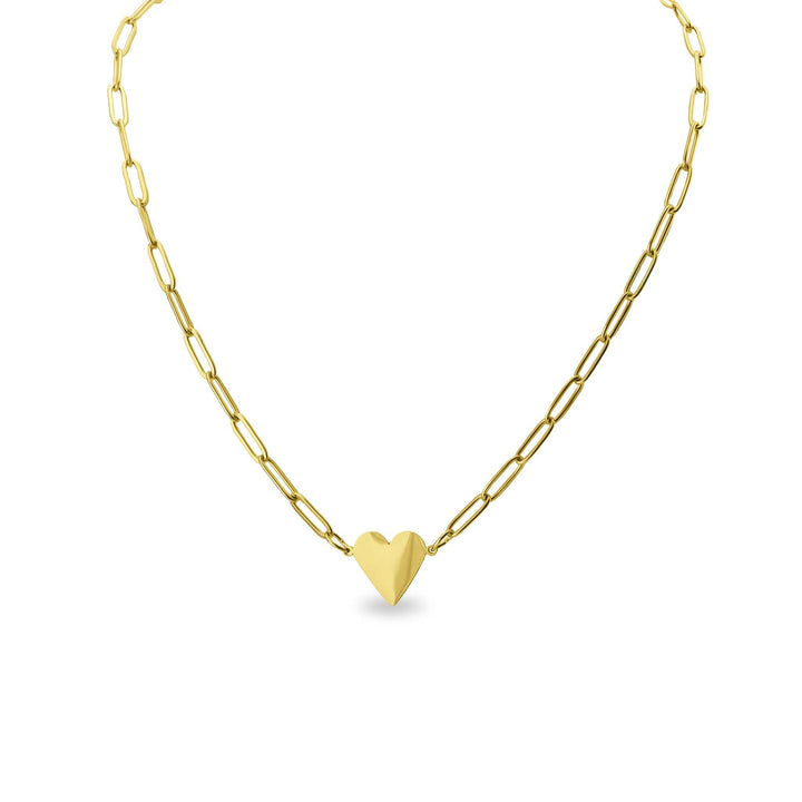 Paperclip Heart Necklace - Premium  from WJW - Just $29.95! Shop now at Pat's Monograms