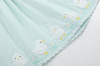 Misty Blue Fuzzy Chickies Dress - Premium Baby & Toddler Dresses from Lil Cactus - Just $39.95! Shop now at Pat's Monograms