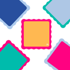 MINI MAHJONG MAT | Color Wave | 21" x 21" — My Fair Mahjong