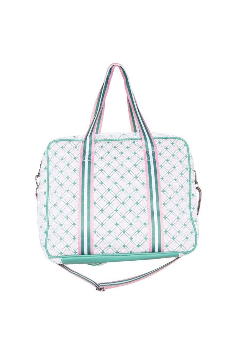 Light Pink and Green Pattern Pickleball Bag - Premium Bags and Totes from Katydid - Just $76.95! Shop now at Pat's Monograms