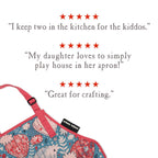 Little Helper Kids Apron, Washable Cotton/Poly - Balloons — Urban Infant