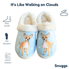 Chihuahua, Fawn Snuggs Slippers — E&S Pets