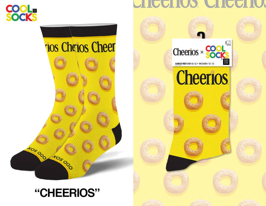 Cheerios - Premium socks from Cool Socks - Just $13.95! Shop now at Pat's Monograms