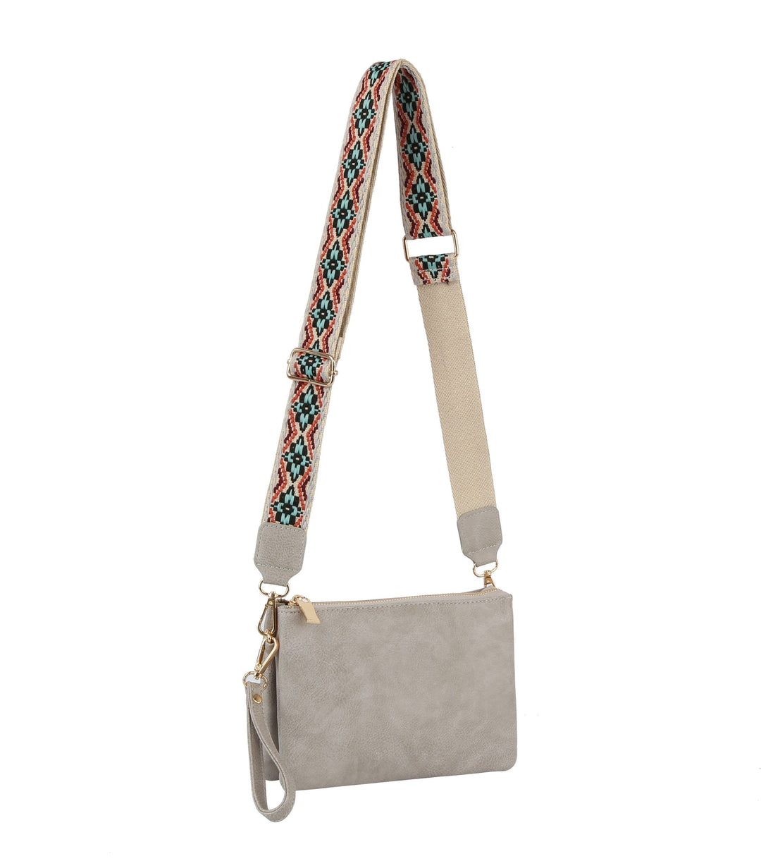 Small Guitar Strap Crossbody Leather Purse: Brown - Premium  from Handbag Factory Corp - Just $39.96! Shop now at Pat's Monograms