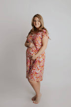 Wild Child Maternity Mommy Labor and Delivery/ Nursing Gown — Three Little Tots Maternity Clothing