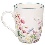 Mug Multi-Floral Lord is my Strength Ps. 28:7 — Christian Art Gifts gift item