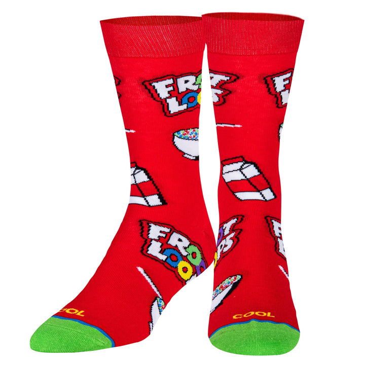 Froot Loops Cereal Bowl - Mens Crew Folded - Premium Socks from Cool Socks - Just $12.95! Shop now at Pat's Monograms