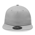 Decky 6032 Classic Rope Cap, 5 Panel Flat Bill Hat, Snapback — The Park Wholesale Caps